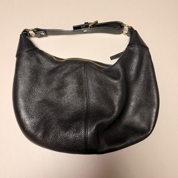 Quince Black Leather Hobo Bag - Picture 3 of 10